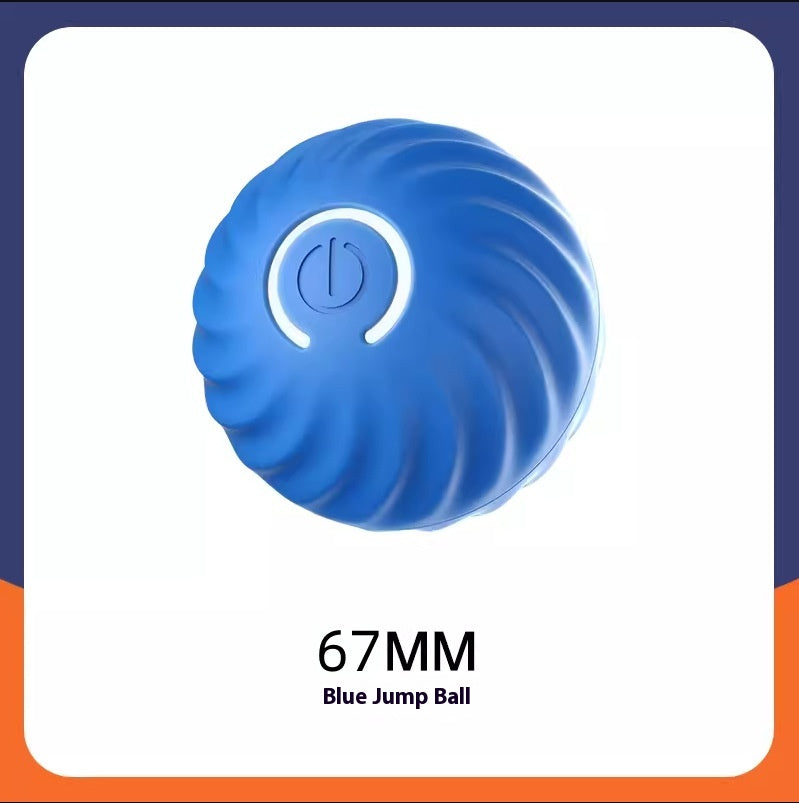 INTERACTIVE DOG RUBBER BALL TOY - BITE RESISTANT PET TRAINING TOY
